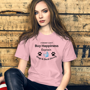 Buy Happiness w/ Dogs & Dock Diving T-Shirts - Light