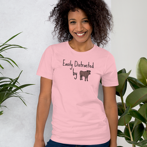 Easily Distracted by Cattle Herding T-Shirt