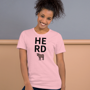 Stacked Herd with Cattle T-Shirts - Light