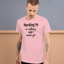 Load image into Gallery viewer, Cattle Herding is Calling T-Shirts - Light
