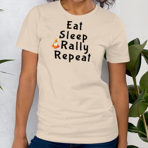 Eat Sleep Rally Repeat T-Shirts - Light