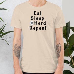 Eat Sleep Sheep Herd Repeat T-Shirt - Light