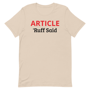 Ruff Article Tracking T-Shirts - Light