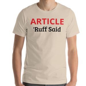 Ruff Article Tracking T-Shirts - Light