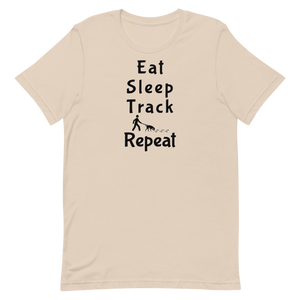 Eat Sleep Track Repeat T-Shirts - Light