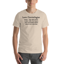 Load image into Gallery viewer, Dog Lure Course &quot;Lurecoursologist&quot; T-Shirts - Light
