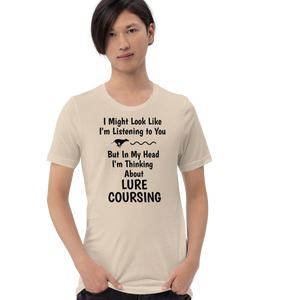 I'm Thinking About Lure Coursing T-Shirts - Light