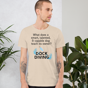 Dog Teaches Dock Diving T-Shirt - Light