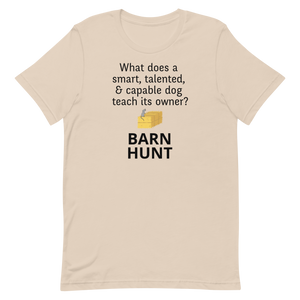 Dog Teaches Barn Hunt T-Shirt - Light