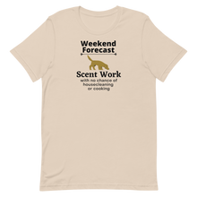 Load image into Gallery viewer, Scent Work Weekend Forecast T-Shirts - Light
