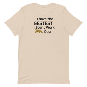 Bestest Scent Work Dog T-Shirts - Light