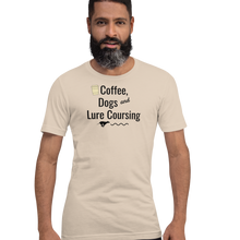 Load image into Gallery viewer, Coffee, Dogs &amp; Lure Coursing T-Shirts - Light
