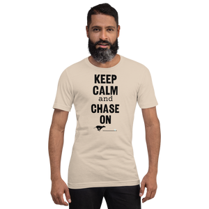 Keep Calm & Chase On Fast CAT T-Shirts - Light