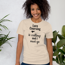 Load image into Gallery viewer, Lure Coursing is Calling T-Shirts - Light
