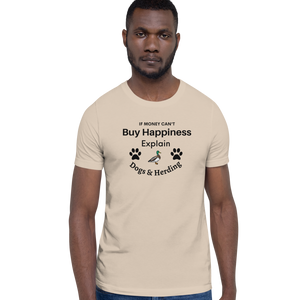 Buy Happiness w/ Dogs & Duck Herding T-Shirts - Light