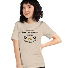 Load image into Gallery viewer, Buy Happiness w/ Dogs &amp; Nose Work T-Shirts - Light
