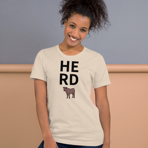 Stacked Herd with Cattle T-Shirts - Light