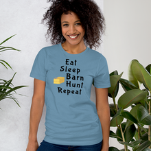 Load image into Gallery viewer, Eat Sleep Barn Hunt Repeat T-Shirts - Light
