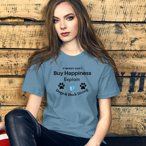 Buy Happiness w/ Dogs & Dock Diving T-Shirts - Light