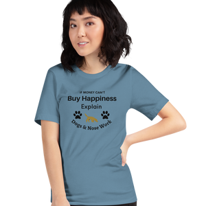 Buy Happiness w/ Dogs & Nose Work T-Shirts - Light