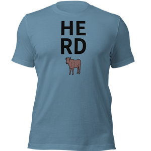 Stacked Herd with Cattle T-Shirts - Light