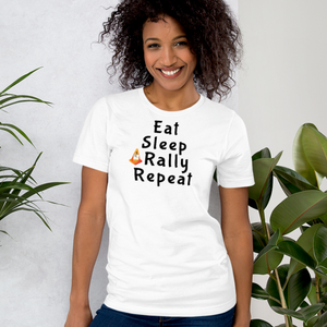 Eat Sleep Rally Repeat T-Shirts - Light