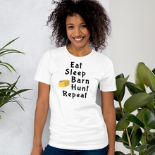 Load image into Gallery viewer, Eat Sleep Barn Hunt Repeat T-Shirts - Light
