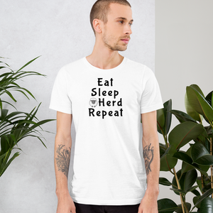 Eat Sleep Sheep Herd Repeat T-Shirt - Light