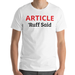 Ruff Article Tracking T-Shirts - Light