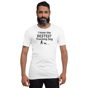 Bestest Tracking Dog T-Shirts - Light