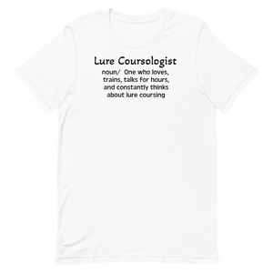 Dog Lure Course "Lurecoursologist" T-Shirts - Light