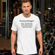 Load image into Gallery viewer, Scent Work &quot;Scentworkologist&quot; T-Shirts - Light
