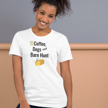 Load image into Gallery viewer, Coffee, Dogs &amp; Barn Hunt T-Shirts - Light
