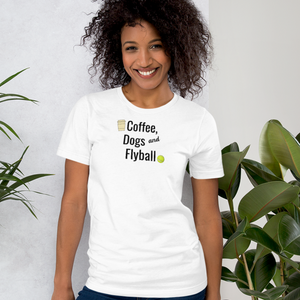 Coffee, Dogs & Flyball T-Shirts - Light