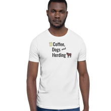 Load image into Gallery viewer, Coffee, Dogs, &amp; Cattle Herding T-Shirts - Light
