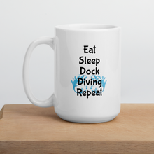 Load image into Gallery viewer, Eat Sleep Dock Diving Repeat Mug
