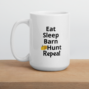 Eat Sleep Barn Hunt Repeat Mug