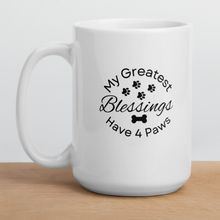Load image into Gallery viewer, 4 Paws Blessings Mug
