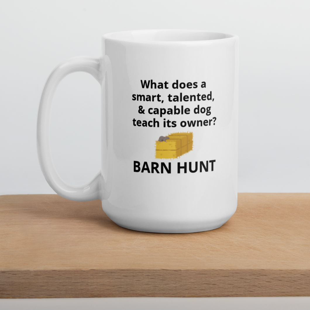 Dog Teaches Barn Hunt Mug