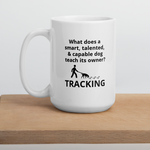 Dog Teaches Tracking Mug