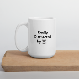 Easily Distracted by Sheep Herding Mug