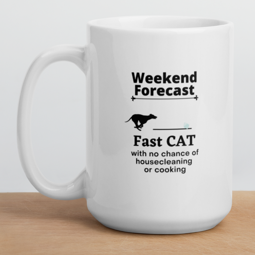 Fast CAT Weekend Forecast Mug
