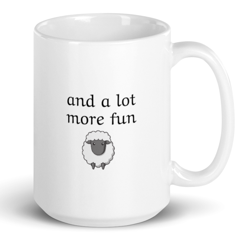 Sheep Herding Cheaper then Therapy Mug