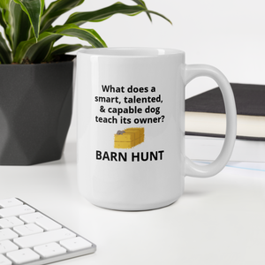 Dog Teaches Barn Hunt Mug