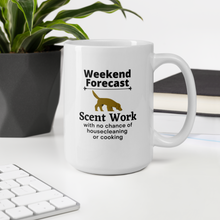 Load image into Gallery viewer, Scent Work Weekend Forecast Mug
