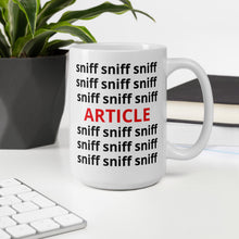 Load image into Gallery viewer, Sniff Sniff Article Tracking Mug
