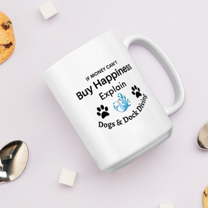 Buy Happiness w/ Dogs & Dock Diving Mugs