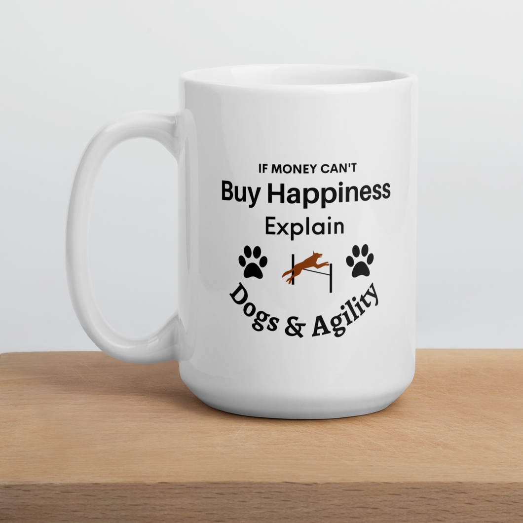 Buy Happiness w/ Dogs & Agility Mugs